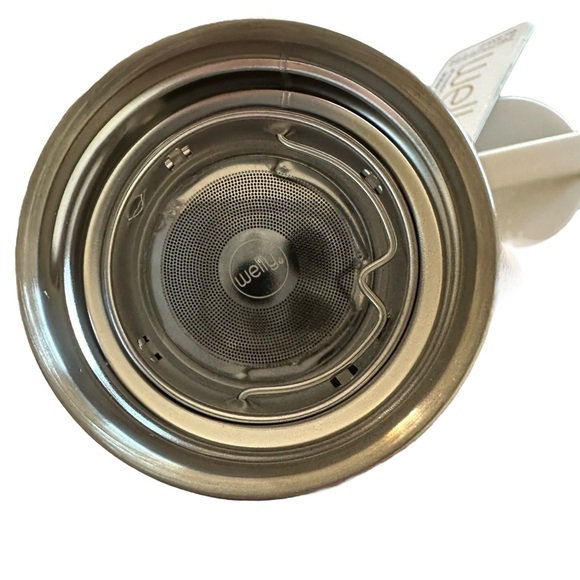 White and Tan Tea Infuser Water Bottle - Picture 3 of 4